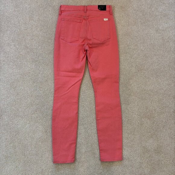 Jen 7 by 7 for all Mankind Ankle Skinny Jeans in Coral Pink - Size 0 - NWOT - Picture 3 of 15